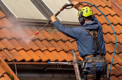 Démoussage et hydrofuge de toiture à Lanrodec